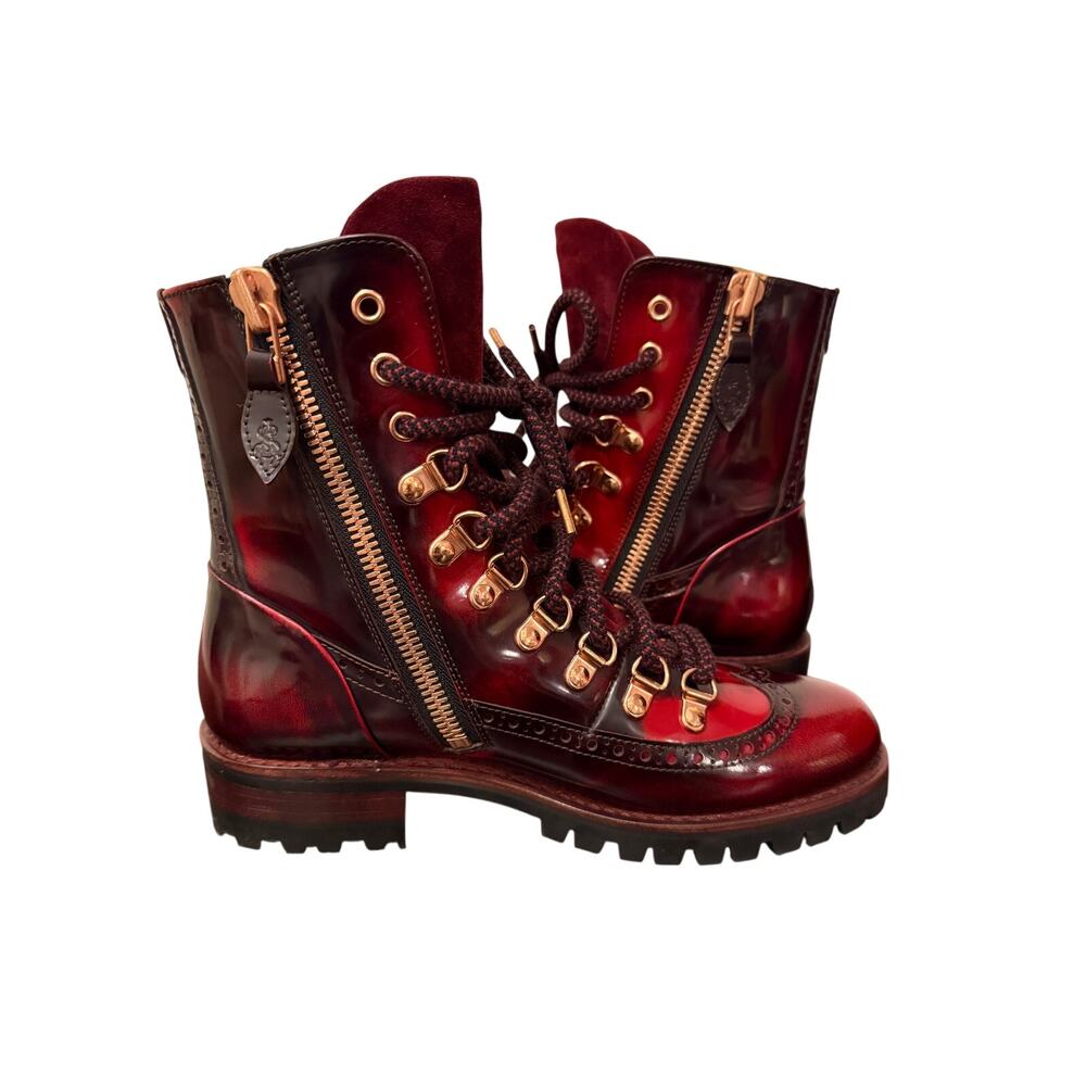 Office of Angela Scott Bernard Boot Bordeaux Red 36 US 6